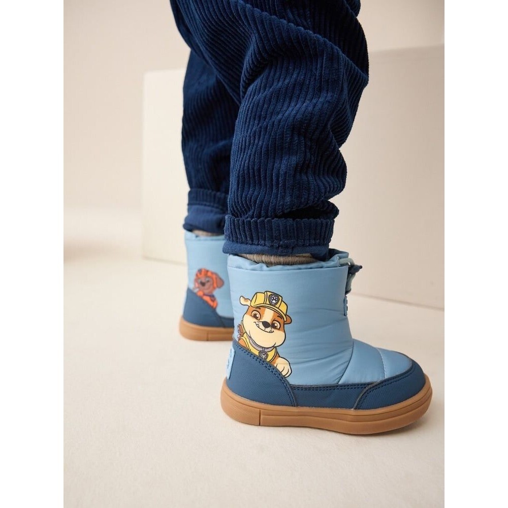 NEXT Blue Paw Patrol Thermal Thinsulate™ Lined Quilted Water Resistant Boots